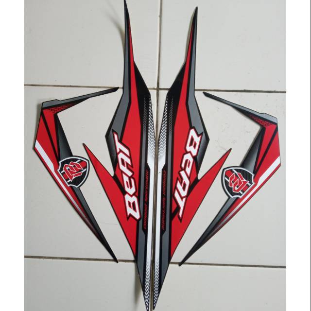 Jual Stiker Striping Honda Beat New 2019 Hitam Shopee Indonesia