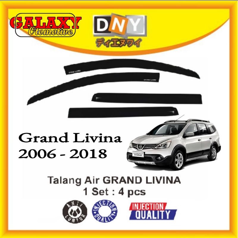 Jual Talang Air Pintu Hitam Grand Livina All New Livina Shopee