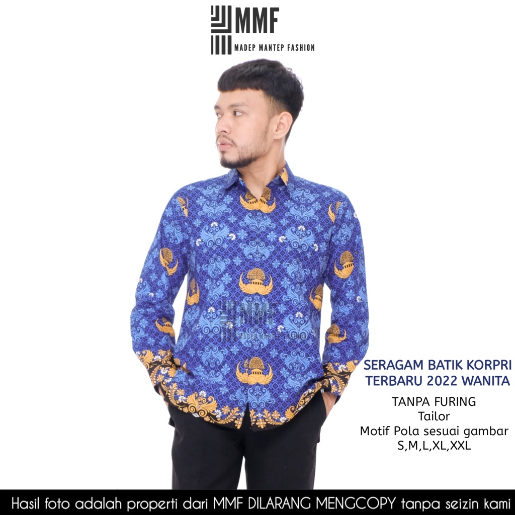 Jual Seragam KORPRI TERBARU BAJU SERAGAM Batik Korpri Terbaru 2022