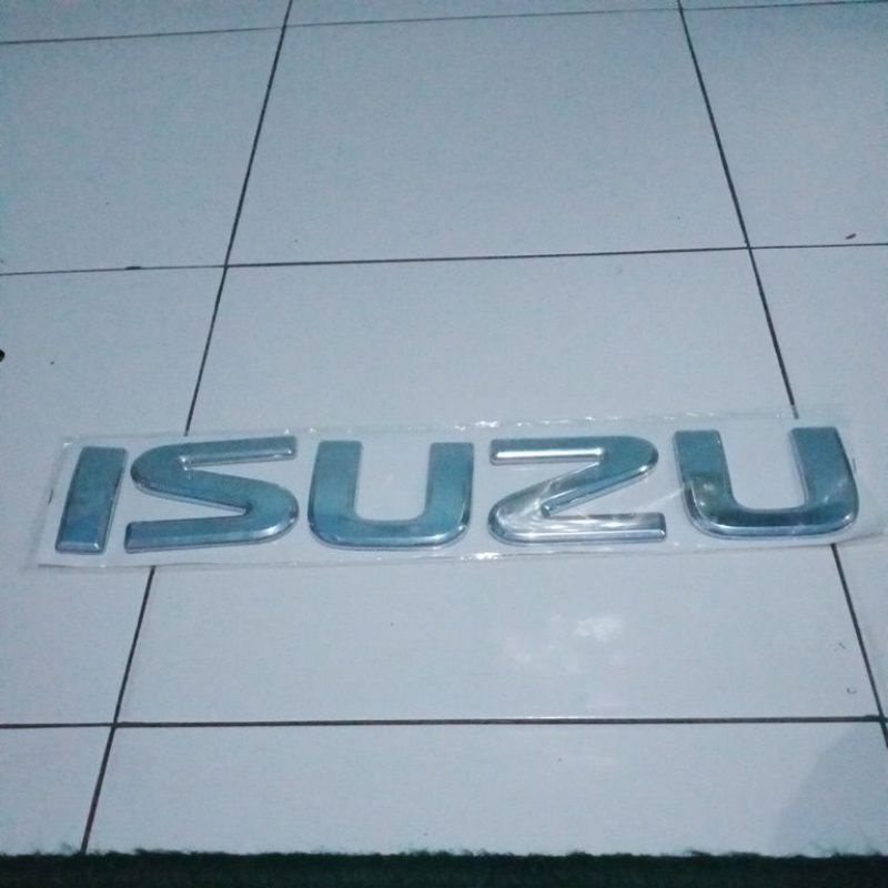 Jual EMBLEM LOGO ISUZU ELF KABIN DEPAN CHROME ELF NKR55 NKR77 Shopee