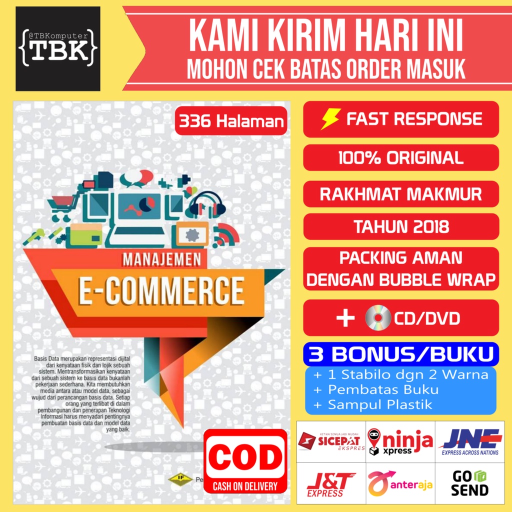 Jual BUKU MANAJEMEN E COMMERCE RAKHMAT MAKMUR Shopee Indonesia