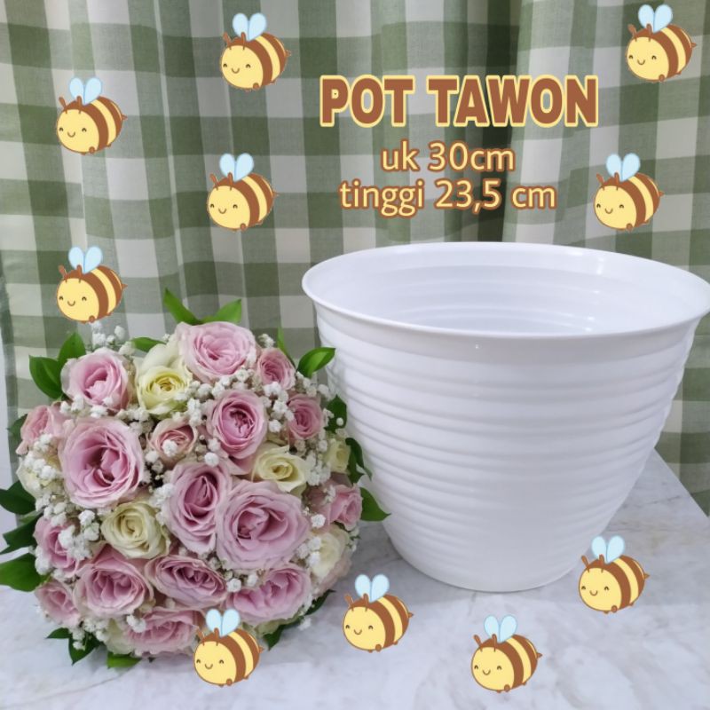 Jual Pot Bunga Tawon Ukuran Cm Pot Taneman Tawon Pot Flower Guci