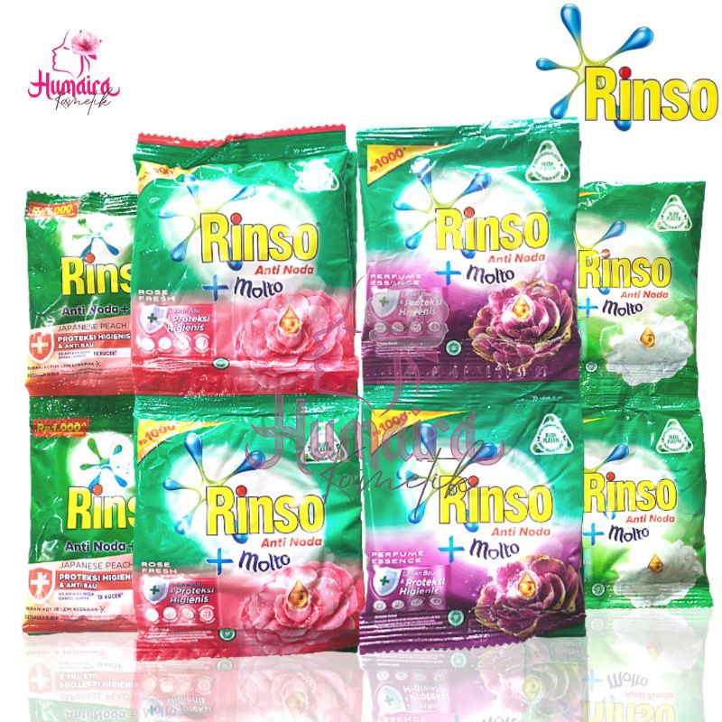 Jual Rinso Anti Noda Molto Detergen Bubuk 44gr Sachet 1 Renceng Isi