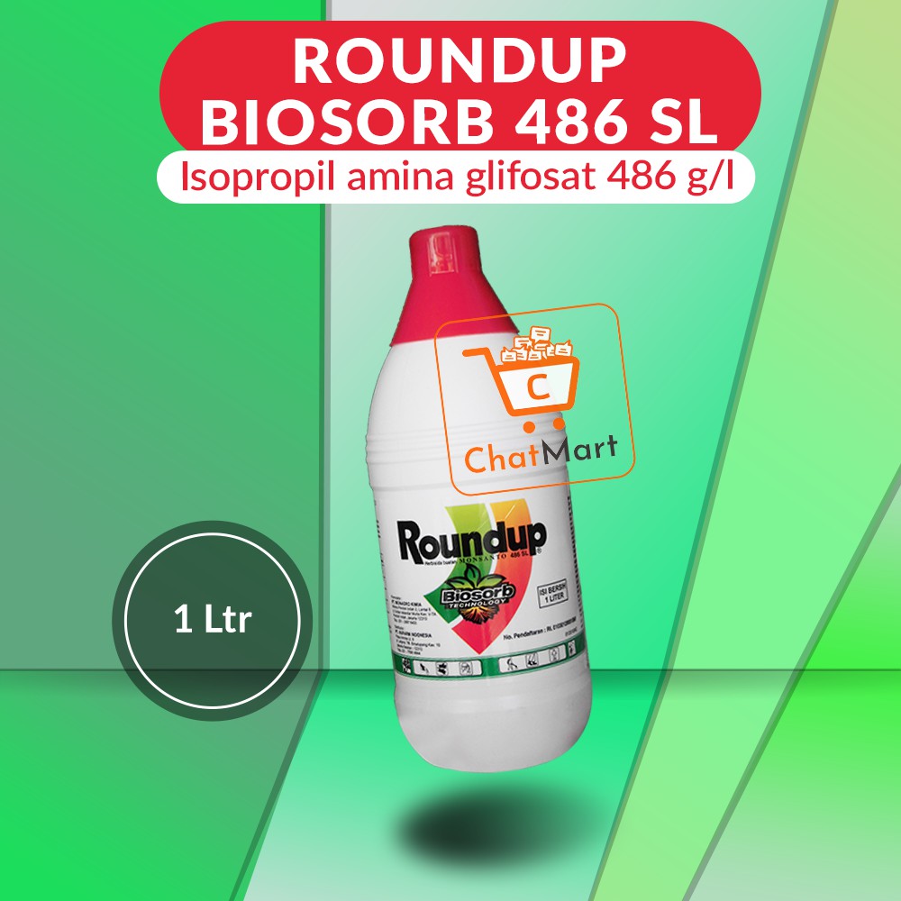 Jual Roundup 486 SL 1 Liter Herbisida Racun Rumput Gulma Shopee