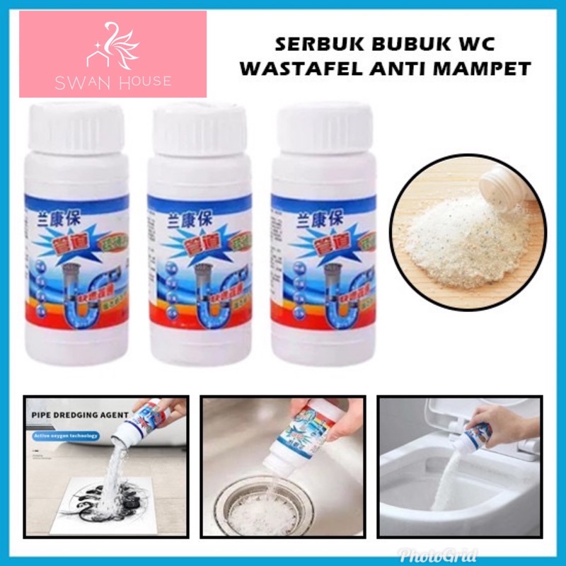 Jual Bubuk Pembersih Pipa Toilet Cleaner Cair Dan Wastafel Anti Sumbat