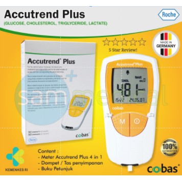 Jual Roche Cobas Accutrend Plus In Gctl Meter Shopee Indonesia