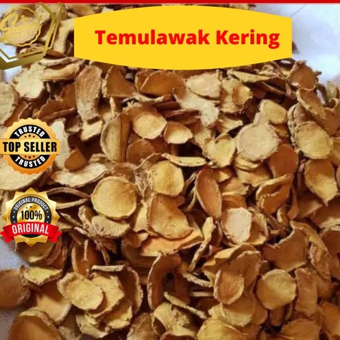 Jual Temulawak Original Kering Murni Curcuma Iris Wedang Rempah G