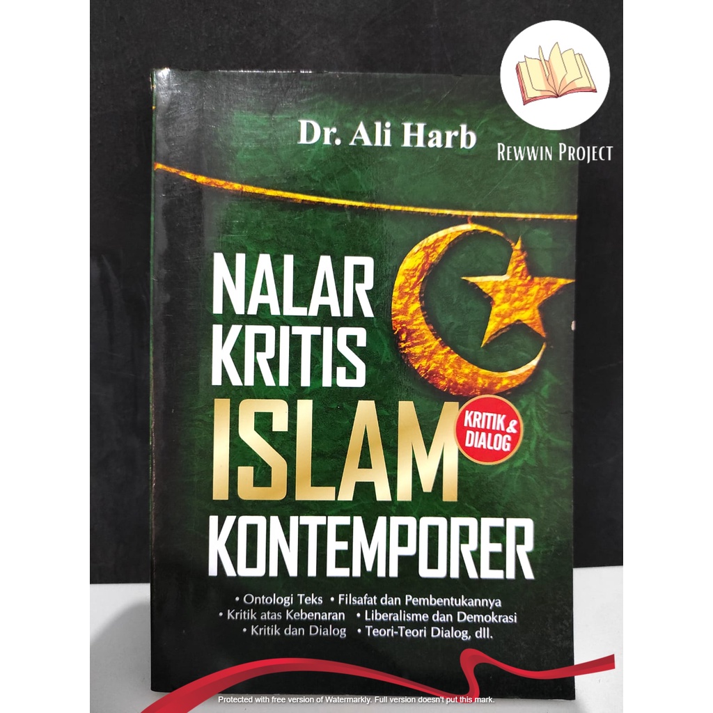 Jual Buku Original Nalar Kritis Islam Kontemporer Dr Ali Harb