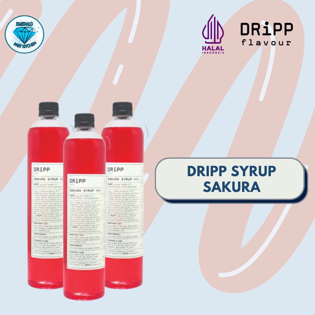 Jual Dripp Sirup Syrup Sakura Ml Sirup Sakura Shopee Indonesia