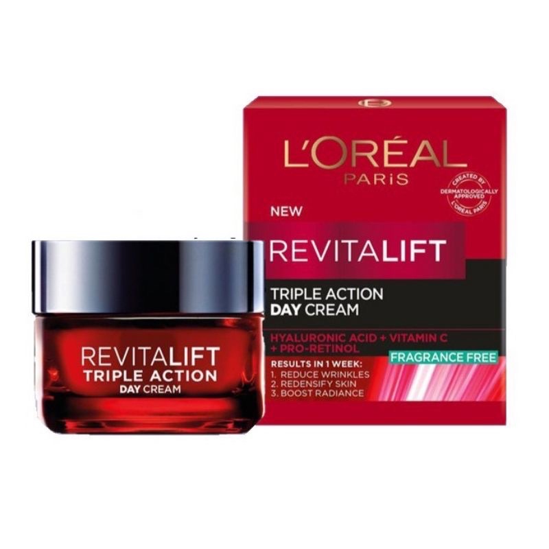 Jual Loreal Paris Revitalift Triple Action Day Dan Night Cream 50ml