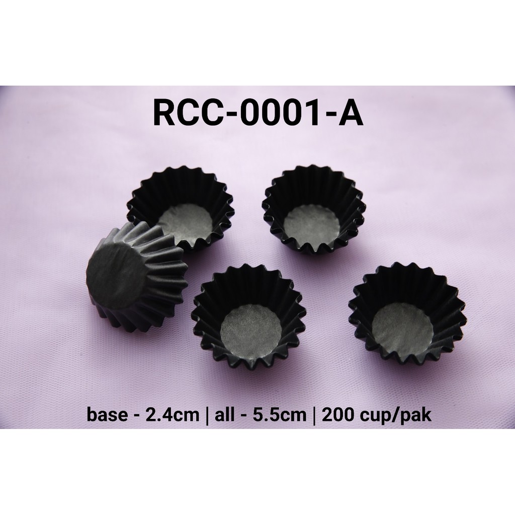 Jual Rcc A Kertas Cupcake Kertas Nastar Dragon Pack Mini Hitam