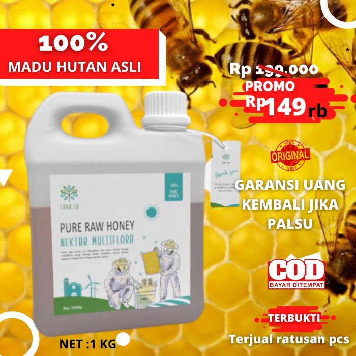 Jual Cod Madu Hutan Asli Sarang Lebah Sehat Murni Murah Madu Obat Luka