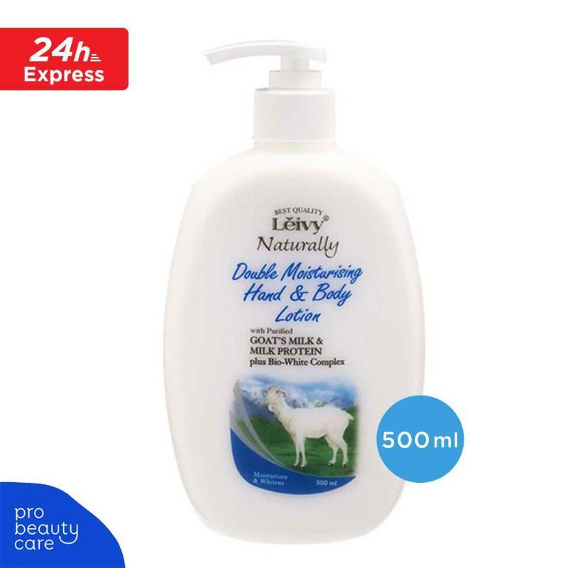 Jual Leivy Hand Body Lotion Goats Milk 500ml Shopee Indonesia