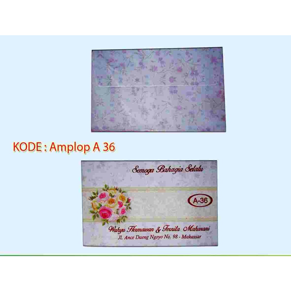 Jual Blangko Amplop Motif A 36 Murah Isi 50 Shopee Indonesia