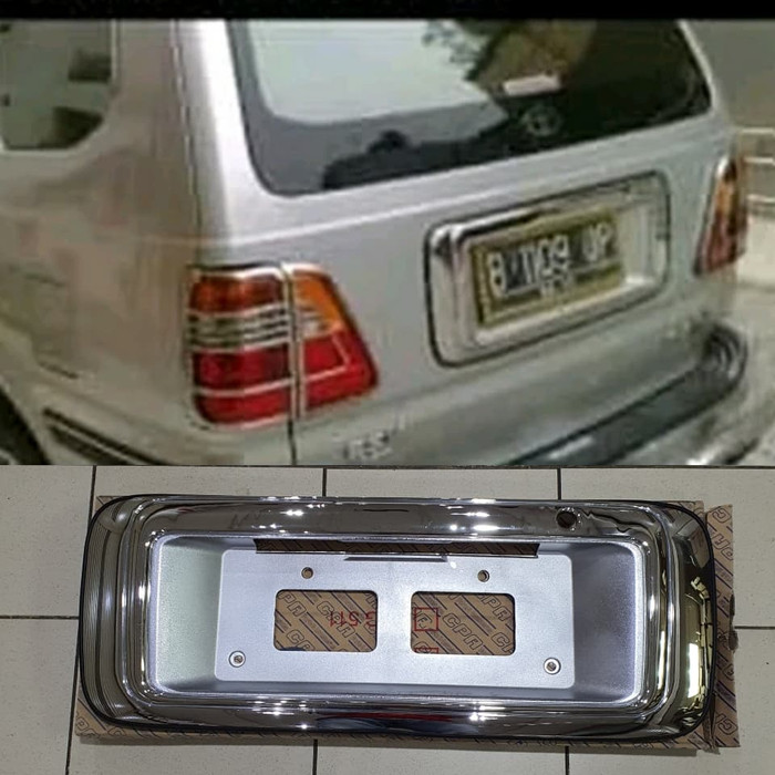 Jual List Ornamen Tatakan Plat Nomor Toyota Kijang New Kapsul