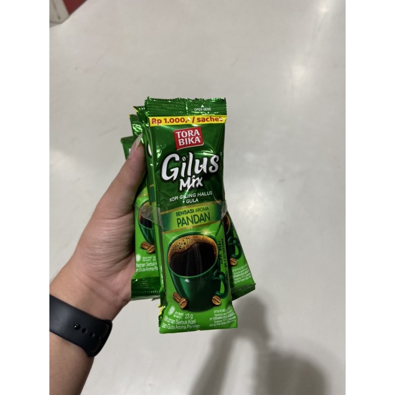 Jual Kopi Torabika Gilus Mix Rasa Pandan 1 Renceng Isi 10 Pcs