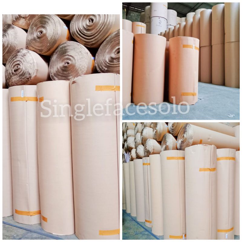 Jual Kardus Lembaran Single Face Roll Single Face Corrugated 160 Cm X