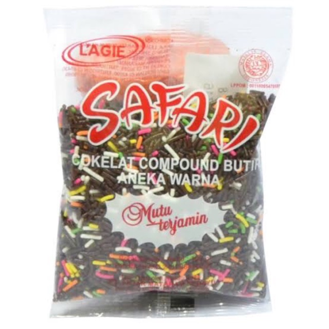 Jual L Agie Safari Coklat Compound Butir Aneka Warna Gr Shopee