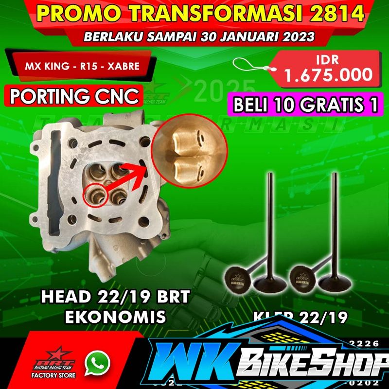 Jual Head Brt Super Cylinder Head Kop Blok Head Crf Tiger Klx