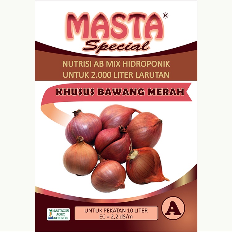 Jual Nutrisi Hidroponik AB Mix Bawang Merah Kemasan 2000 Liter Pekatan