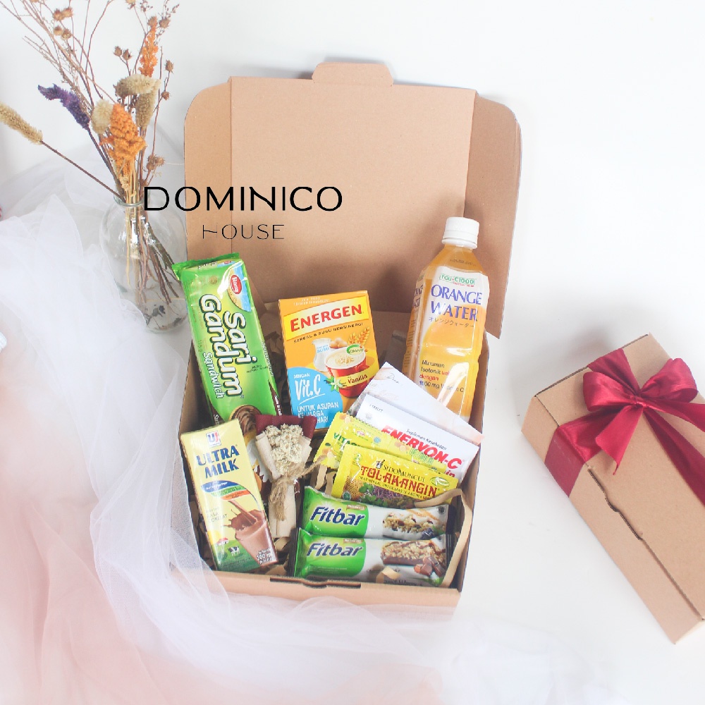 Jual Hampers Isoman Parsel Vitamin Snack Gift Box Paket New