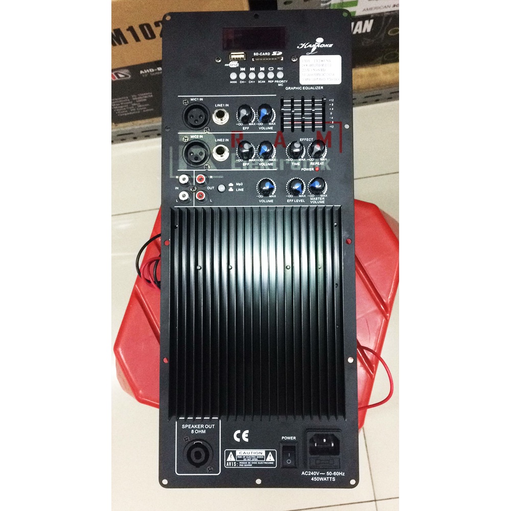 Jual Mesin Kit Karaoke Speaker Spiker Aktif TY 200 15 Inch 16x40 USB EQ