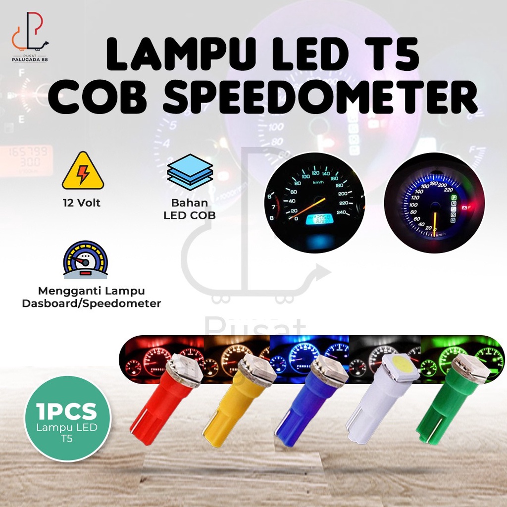 Jual Lampu LED T5 COB Speedometer Speed Panel Dashboard Motor Mobil