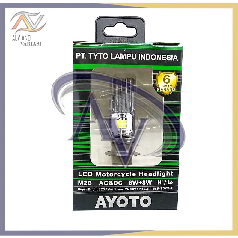 Jual LAMPU LED Motor AYOTO M2B H6 AC DC Motor Matic Bebek Shopee