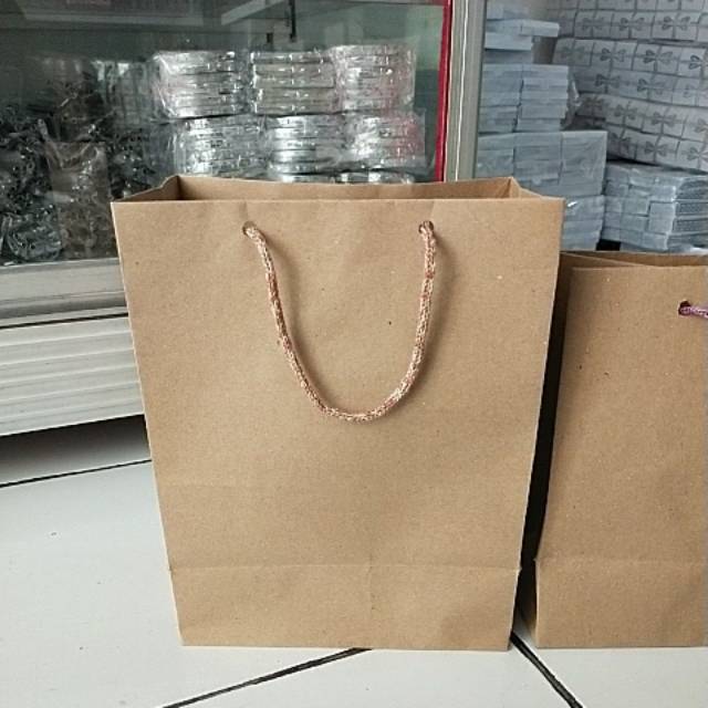 Jual Paperbag Cokelat Tas Kertas Tas Cokelat Tas Berkat Hampers Bag