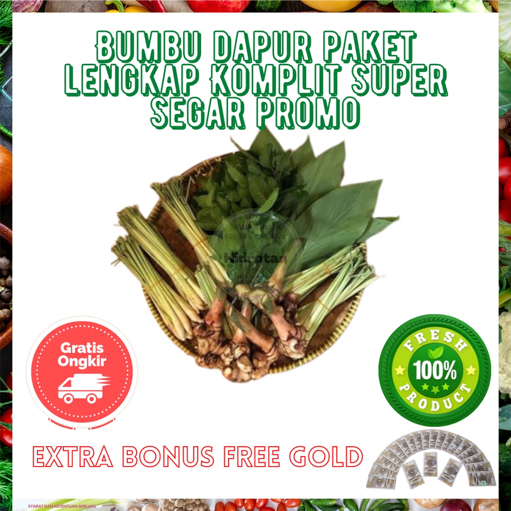 Jual Bumbu Dapur Paket Lengkap Komplit Rempah Rempah Murah Paket