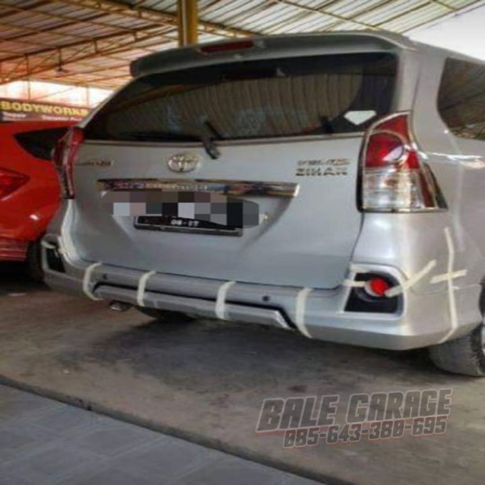 Jual BODYKIT TOYOTA AVANZA VELOZ 2013 2012 2014 BODY KIT BODYKIT AVANSA