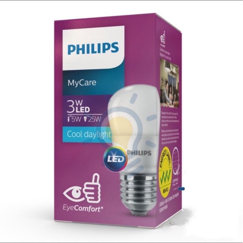 Jual Lampu Philips Led Bulb Mycare W Watt P Putih Bohlam Balon