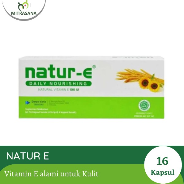 Jual Natur E Iu Box Strip Kapsul Lunak Shopee Indonesia