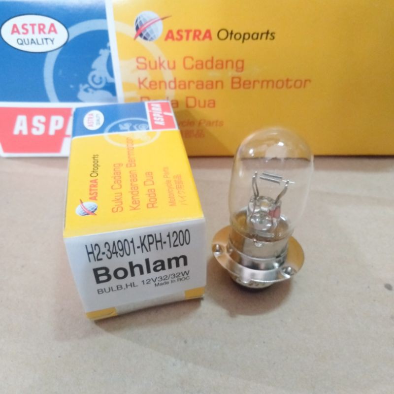 Jual Bulb Dop Bohlam Lampu Depan V W Kaki Universal Bebek