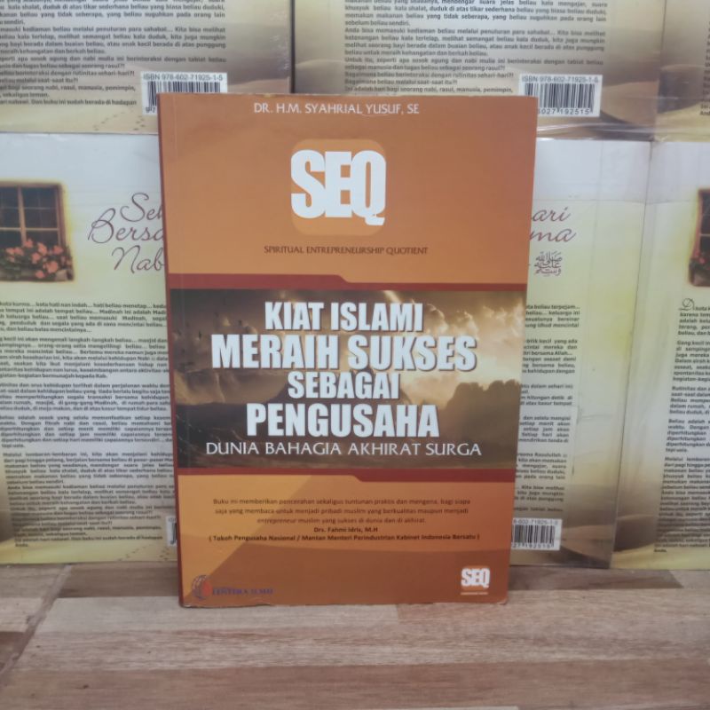 Jual Buku Ori Seq Kiat Islami Meraih Sukses Sebagai Pengusaha