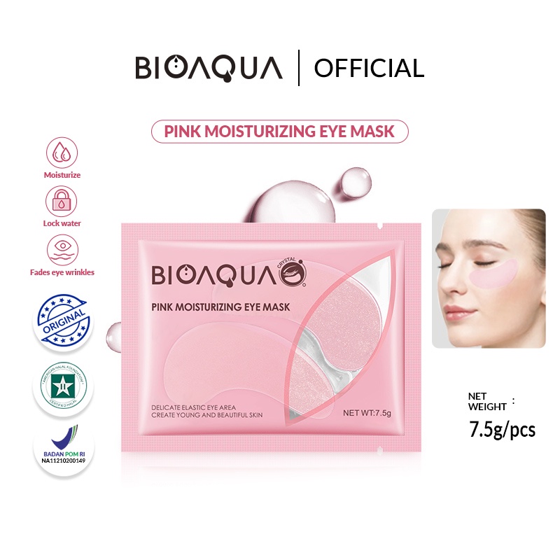 Jual Laamiahijab BIOAQUA Eye Mask Moisturizing Masker Mata 7 5g