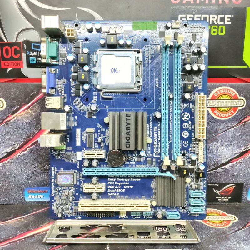 Jual Motherboard Asus Gigabyte MSI ASRock G41 Socket LGA 775 Slot