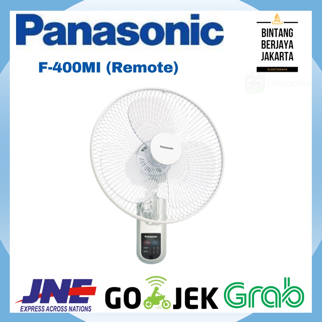 Jual PANASONIC Wall Fan F 400MI Kipas Angin Dinding F 400MI Remote