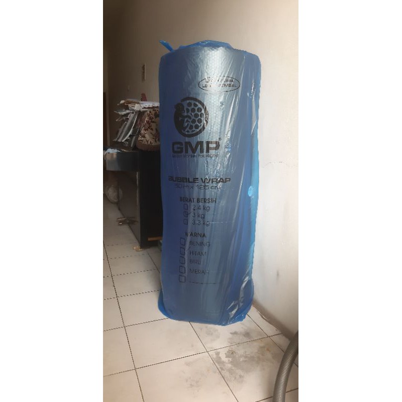 Jual Bubble Wrap GMP WARNA HITAM 125cm 50meter 3kg Shopee Indonesia