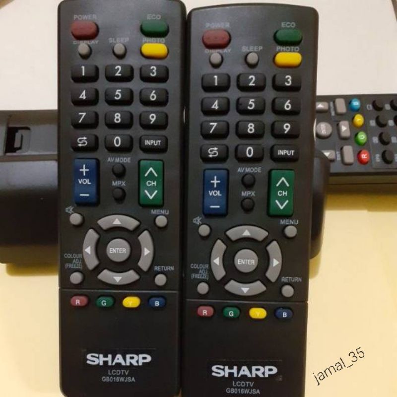 Jual Remote Remot Tv Sharp Aquos Lcd Led Gb Wjsa Original Pabrik Kw