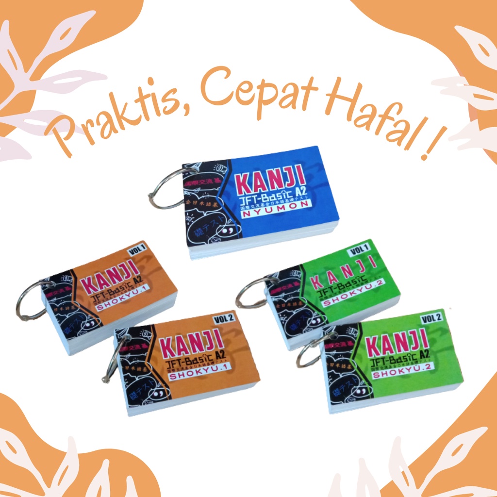 Jual Flash Card Kanji Jft Basic A Nyumon Shokyu Shokyu Tokutei