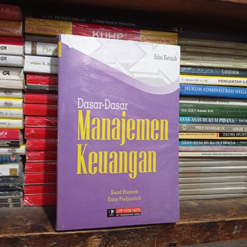 Jual Dasar Dasar Manajemen Keuangan By Suad Husnan Shopee Indonesia