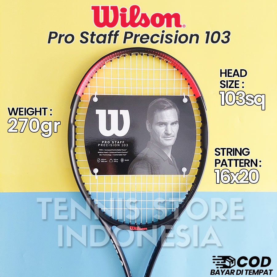 Jual Raket Tenis Pemula Wilson Pro Staff Precision Sq Gr