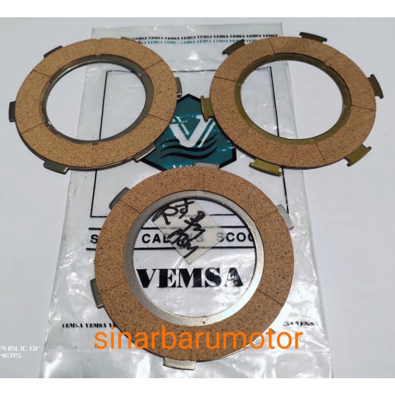 Jual Kain Klos Kampas Kopling Vespa Sprint Super Px Vemsa Set Keping