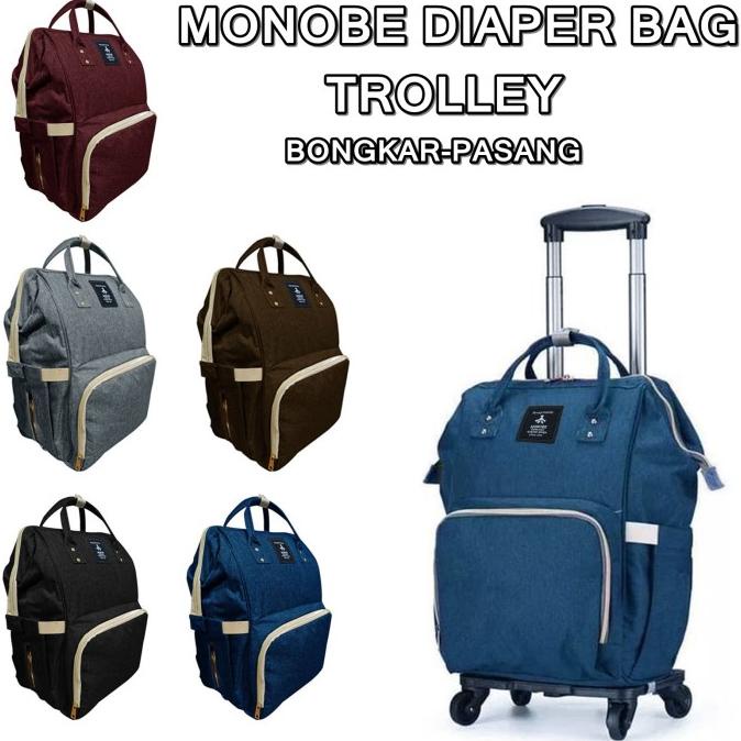 Jual Tas Anello Diaper Bag Trolley Tas Popok Bayi Troli Bongkar