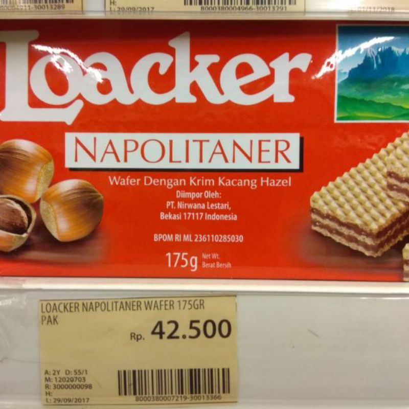 Jual Wafer Loacker Gr Wafer Loacker Gr Wafer Loaker Gr