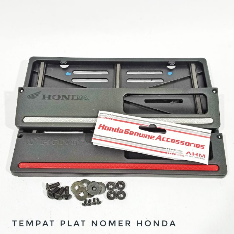 Jual Wadah Tempat Cover Plat Nomor Motor Honda Model Ahm Beat Vario