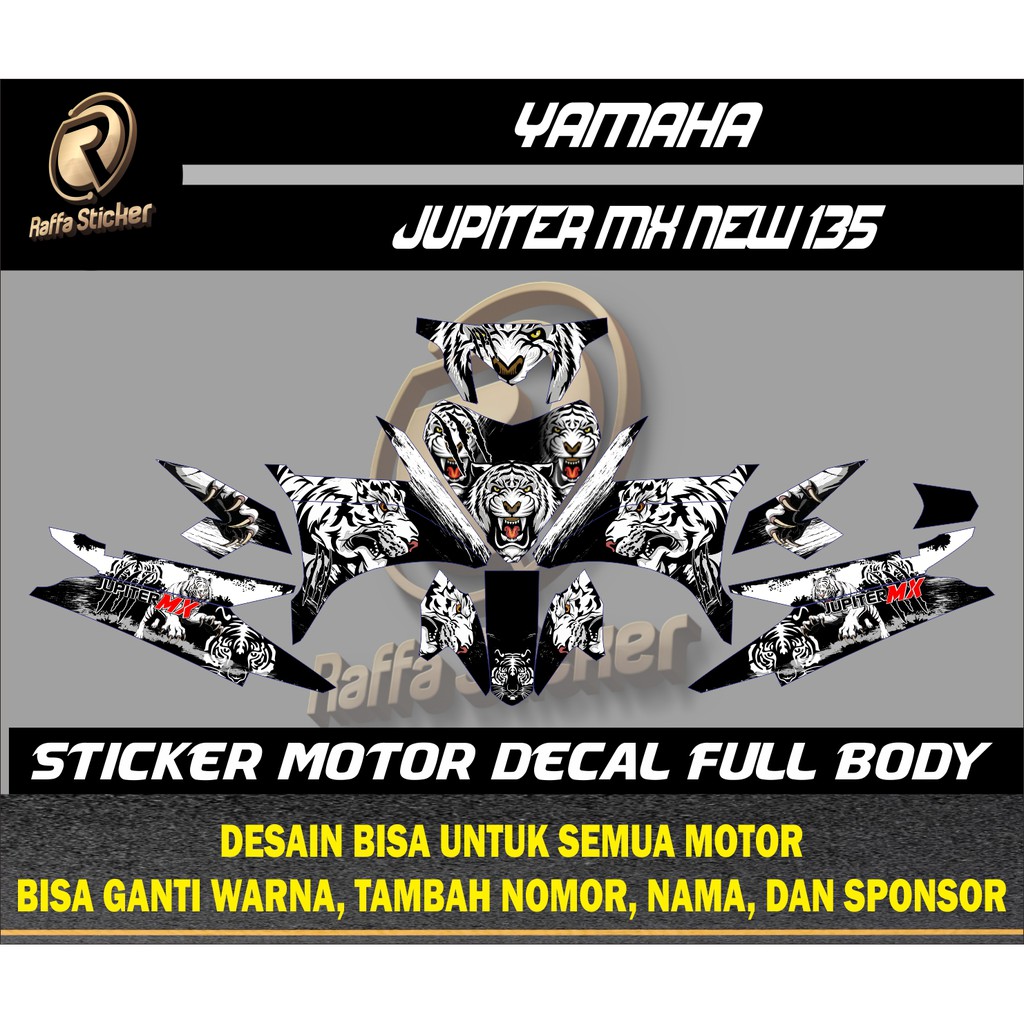 Jual Stiker Jupiter Mx New Decal Jupiter Mx 135 Decal Jupiter Mx New