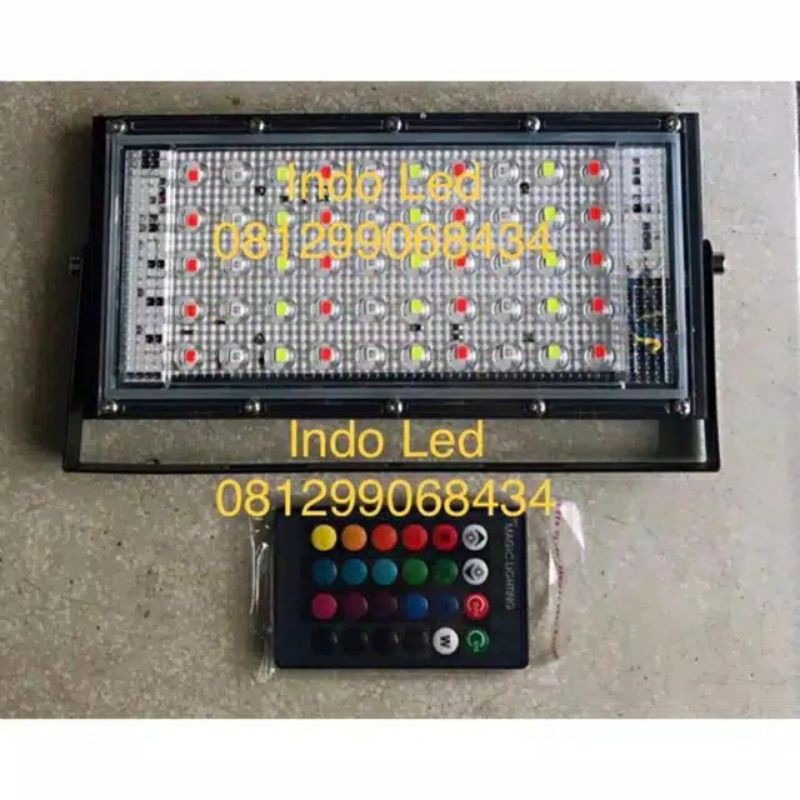 Jual Lampu Sorot Led 50 Watt 50w Rgb Lampu Sorot Led Rgb 50 Watt Led