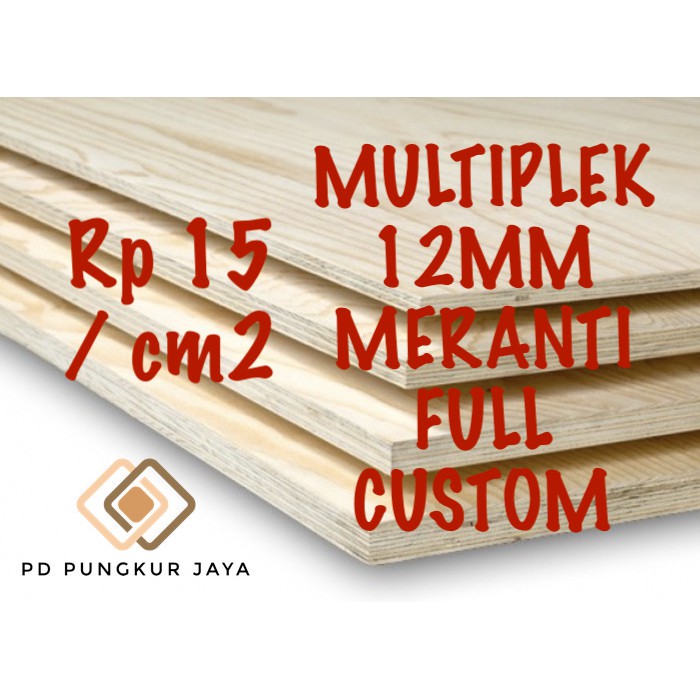 Jual TRIPLEK MULTIPLEK 12MM MERANTI FULL UKURAN CUSTOM Shopee Indonesia